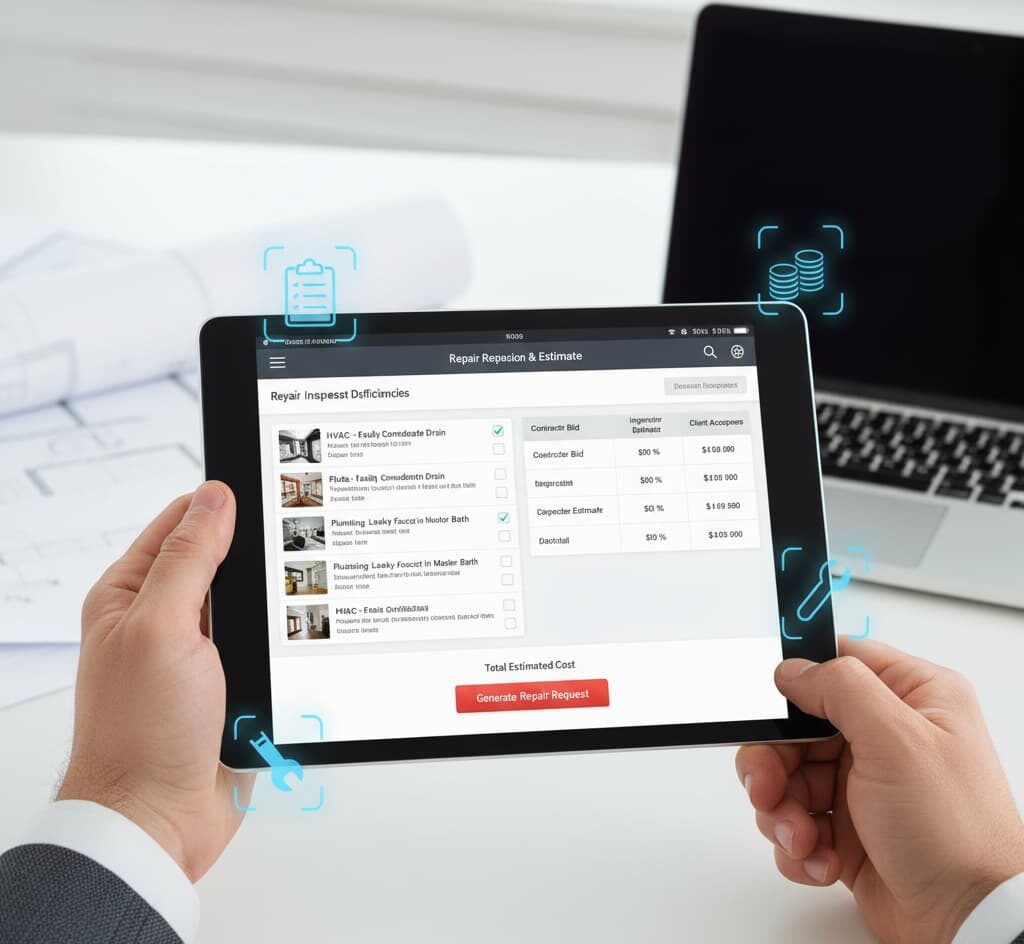 Repair request estimate tool
